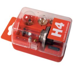 uniTEC Boîte d'ampoules de rechange H4, 8 pièces