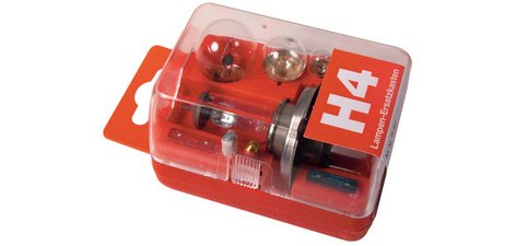 Boîte d'ampoules de rechange H4, 8 pièces