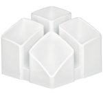 Multipot à crayons SCALA, polystyrène