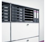 Module de classement SYSTEM BOX KARMA, 5 tiroirs, gris/