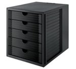 Module de classement SYSTEM BOX KARMA, 5 tiroirs, gris/