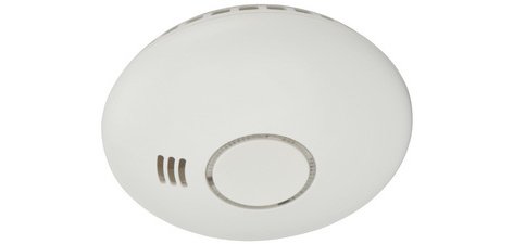 uniTEC Détecteur de fumée radio, blanc