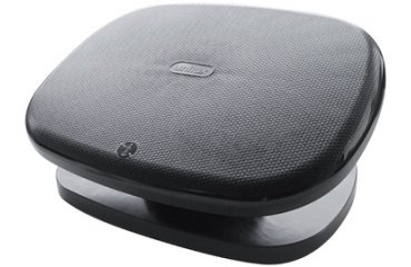 Repose-pieds CHOCOLATE, réglable en hauteur, noir