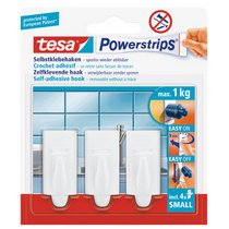 Zelfklevend haakje Powerstrips, small, trendy, wit