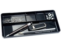 Plumier KLASSIK, plastique, 5 compartiments, noir