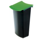 Insert à déchets pour corbeille MONDO, noir/vert