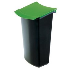 Insert à déchets pour corbeille MONDO, noir/vert