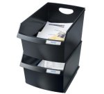 Couvercle pour corbeille à papier LOGO-DRIVE, noir