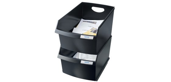 Lid for LOGO-DRIVE wastebasket, black
