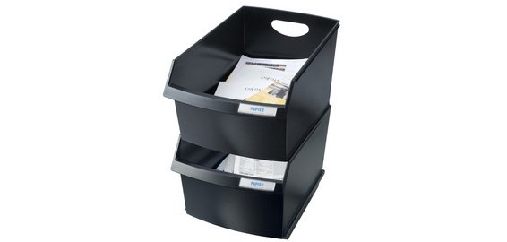 Couvercle pour corbeille à papier LOGO-DRIVE, noir