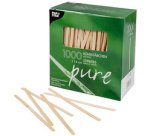 Touillette 'pure', longueur: 110 mm, en bois