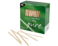 Touillette 'pure', longueur: 110 mm, en bois