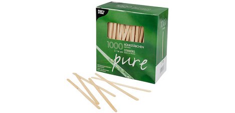 Stirrer 'pure', length: 110 mm, made of wood