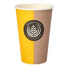 Gobelet pour café en papier dur 'Coffee To Go' 30 cl