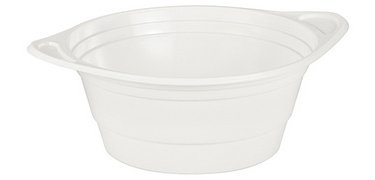 Bol à soupe en plastique PP, 750 ml, blanc