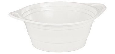 PP plastic soup bowl, 750 ml, white