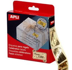 Etiquette adhésive 'Plaisir d'offrir'