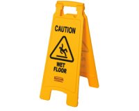 Panneau d'avertissement 'Caution Wet Floor'