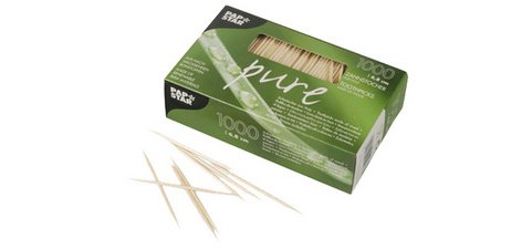 Tandenstokers van hout - Set van 1000