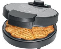 Gauffrier WA 3492, acier inoxydable/noir