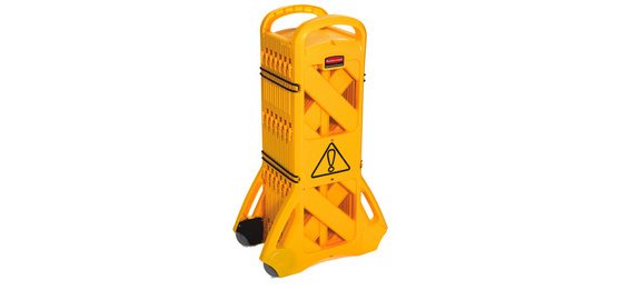 Barrière mobile portable