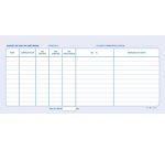 Bloc spiralé 'Suivi kilométrique', 50 feuillets, dupli