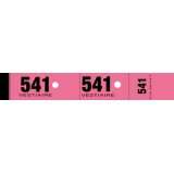 Bloc vestiaire, 50 feuillets de 3 coupons