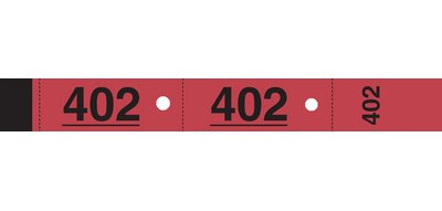 Bonboekje vestiaire 50 vellen van 3 bonnen