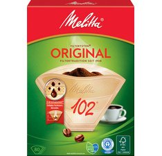 Melitta Filtre à café arôme '102', marron nature