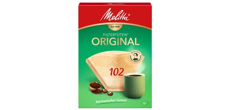 Melitta Filtre à café arôme '102', marron nature