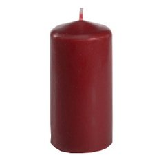 Zylindrische Kerze, Durchmesser: 50 mm bordeaux