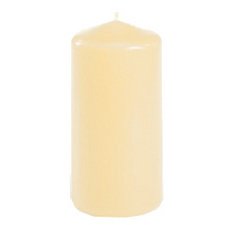 Cylinder-shaped candle, diameter: 50 mm