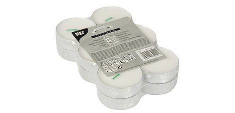 Bougies chauffe-plat Maxi, diamètre: 59 mm, blanc