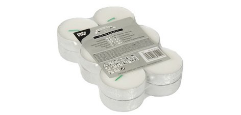 Bougies chauffe-plat Maxi, diamètre: 59 mm, blanc