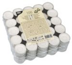 Bougies chauffe-plat, diamètre: 38 mm, blanc