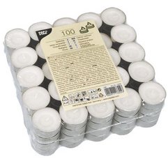 Tealight candles, diameter: 38 mm, white