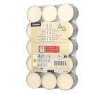 Bougies chauffe-plat, diamètre: 37 mm, blanc