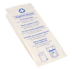 Sac hygiénique en papier, imprimé, blanc
