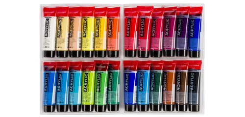 Amsterdam acrylic paint tube 20 ml, set of 24 pieces