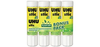 Bâton de colle stic ReNature, sans solvants, 4 x 21 g