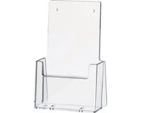 Porte-brochures de table 'the helpdesk', transparent