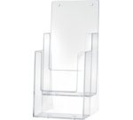 Porte-brochures de table 'the helpdesk', transparent