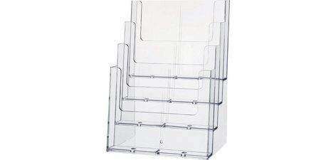 Porte-brochures de table 'the helpdesk', A4 portrait