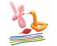 Ballons de baudruche modelables, pompe incluse
