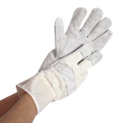 Work gloves 'WORK', XXL, split leather - Pair