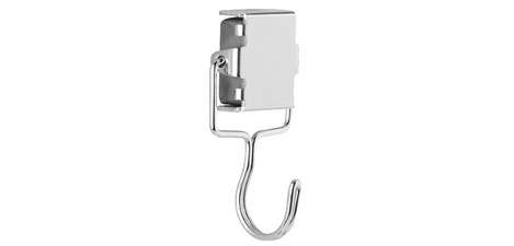 Magnetischer Metallhaken, silbern