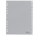 Intercalaires en plastique, uni, A4, polypropylène