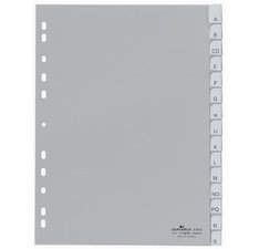 Intercalaires en plastique, uni, A4, polypropylène