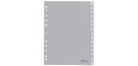 Intercalaires en plastique, uni, A4, polypropylène
