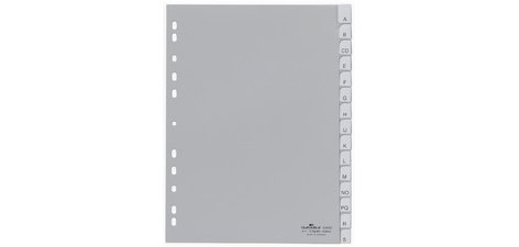 Intercalaires en plastique, uni, A4, polypropylène